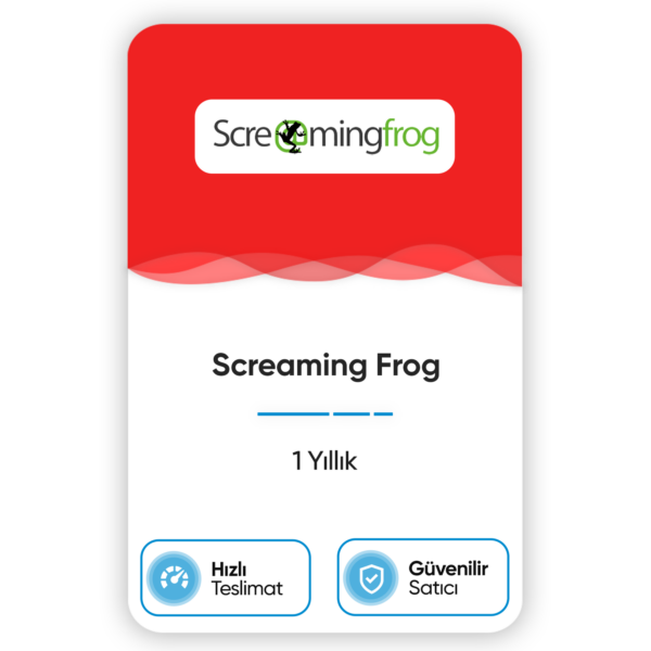 Screaming Frog – 1 Yıllık